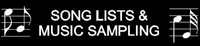 Song Lists & Music Sampling