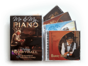Barry Hall piano DVD and CD collection