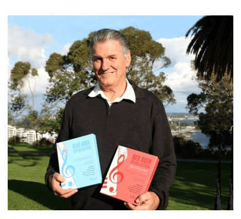 Graeme launching the Blue and Red book CD Collections in Perth, July 16, 2014