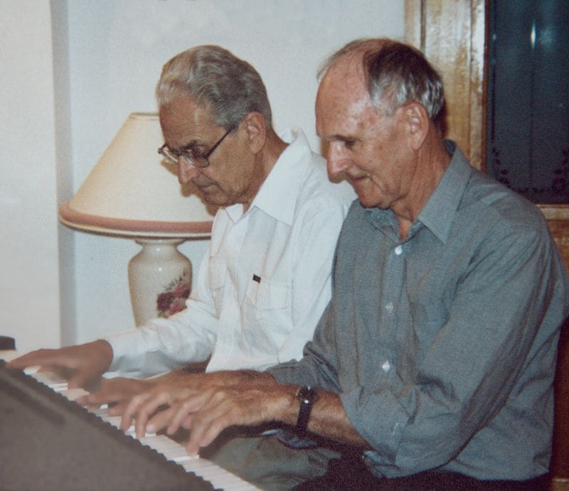John Sidney and barry hall on the keyboard
