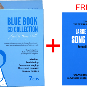 Blue Book CD Collection and Ulverscroft Blue Large Print Song Book Combo