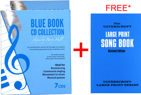 Blue Book CD Collection and Ulverscroft Blue Large Print Song Book Combo