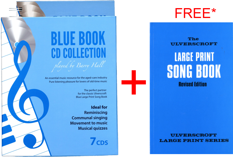 Blue Book CD Collection and Ulverscroft Blue Large Print Song Book Combo