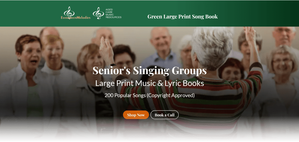 Green Songbook Header graghic