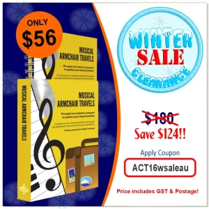 Musical Arm Chair Travels Winter Sale 2025