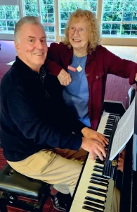 Graeme & Samatha at the piano