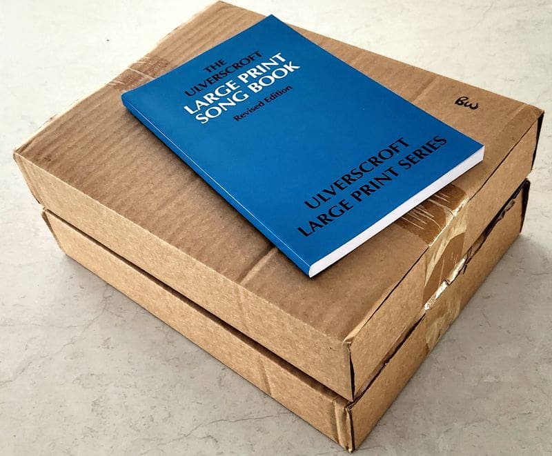 Ulverscroft Blue Large Print Song Books – Brand New Copies